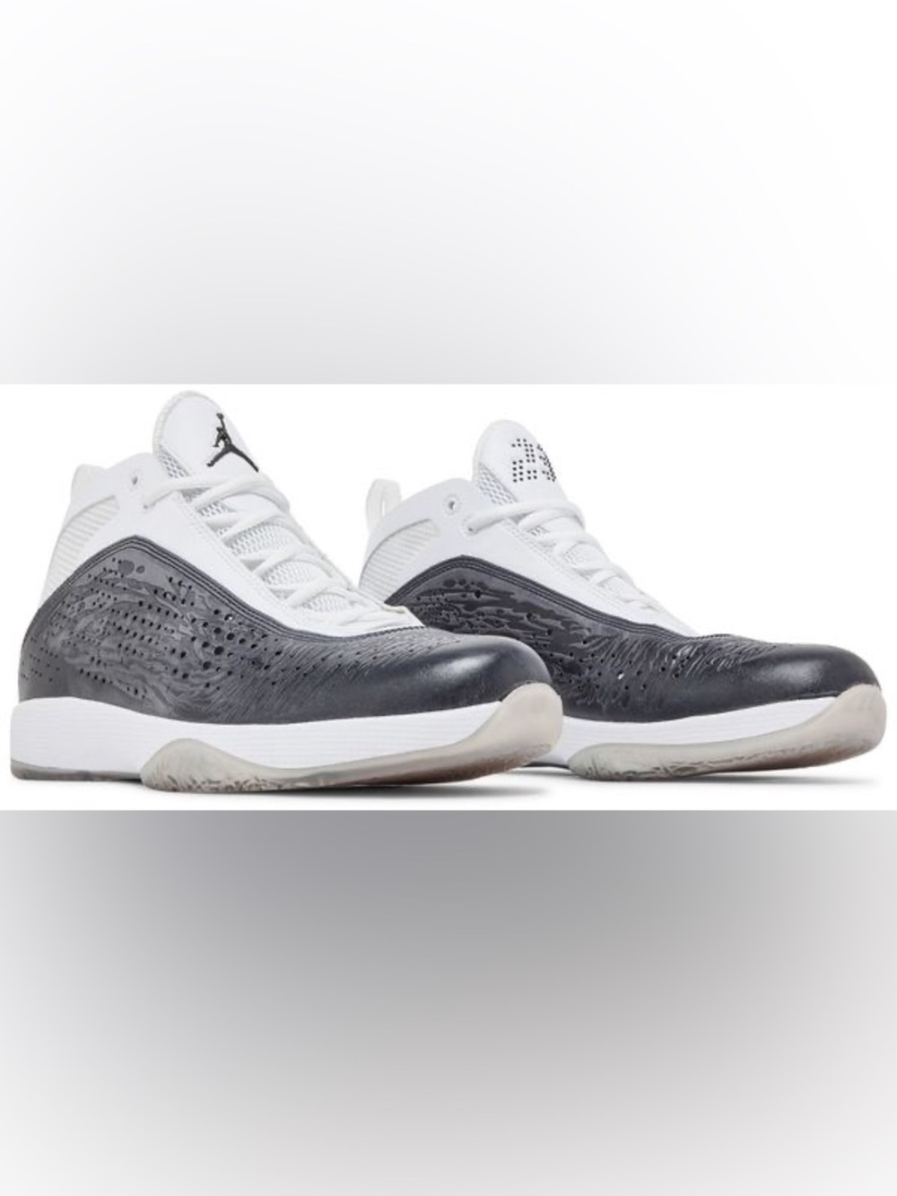 Air Jordan 2011 White Black Sneakers Mens 436771-101 Sz 12